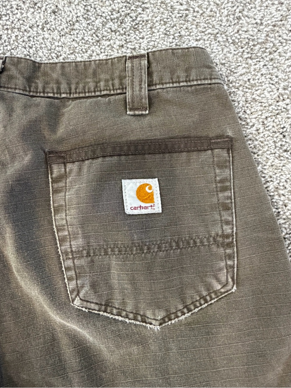 Carhartt Men's Relaxed Fit Ripstop Cargo Double Knee Work Pants - Picture 2 of 5